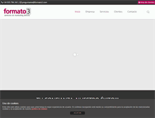 Tablet Screenshot of formato3.com